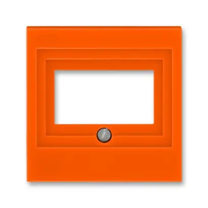 5014H-A00040 66  Kryt zásuvky komunikační přímé, oranžová
